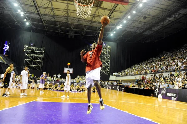 Nba Basket Spelare Kobe Bryant Los Angeles Lakers Visar Hans — Stockfoto