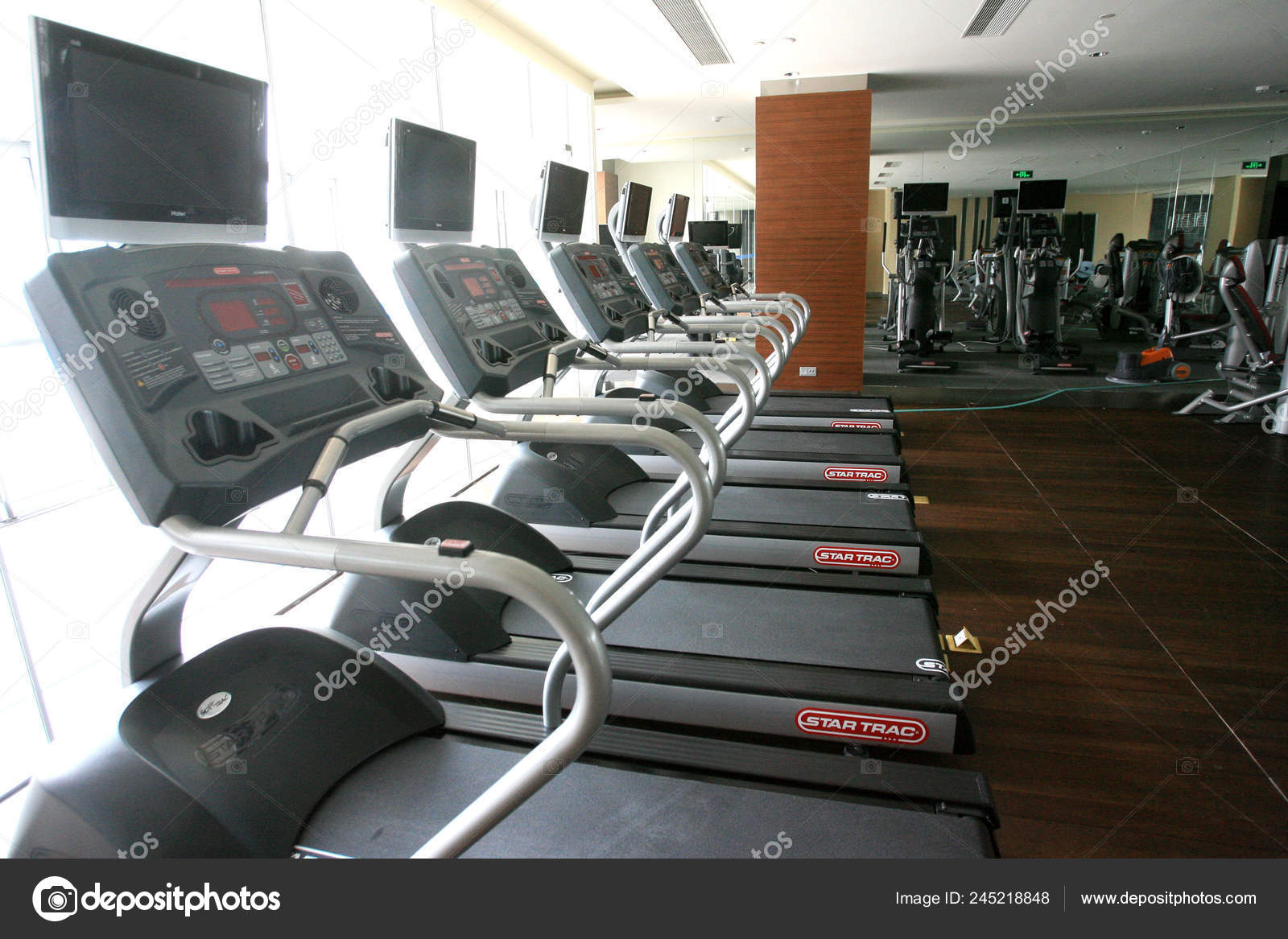 View Gymnasium Olympic Village Qingdao July 2008 — Stock Editorial