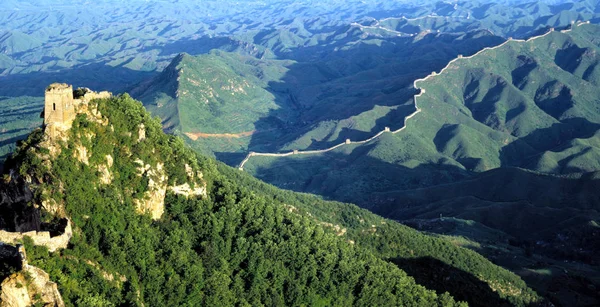 Paisaje Gran Muralla Simatai Condado Miyun Pekín China — Foto de Stock