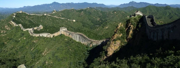 Landschap Van Jinshanling Grote Muur Peking China — Stockfoto