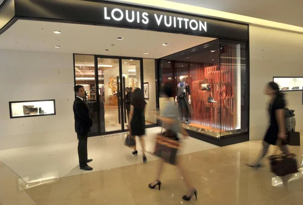 Вид Новый Магазин Louis Vuitton Нинбо Восточная Провинция Чжэцзян Четверг — стоковое фото