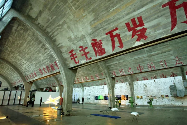 Une Galerie Dans Usine 798 Dashanzi Art District Pékin — Photo