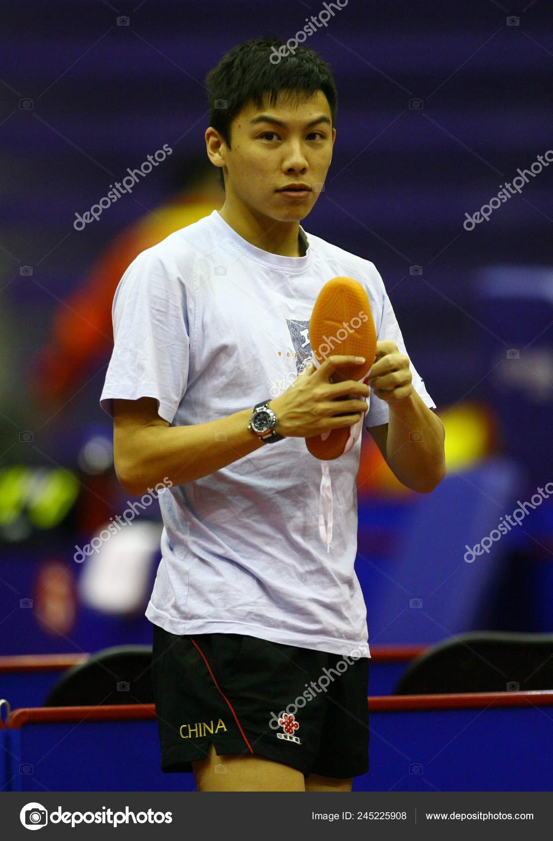 Chen Chinas National Table Tennis Team Training Session Ittf China