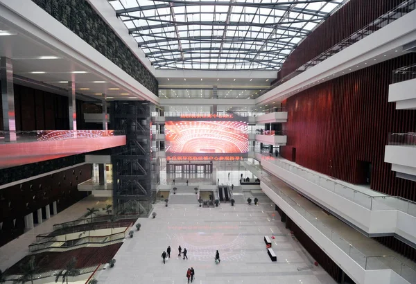 Interiér Centra Expo Pro Světové Výstavy Expo 2010 Šanghaji Číně — Stock fotografie