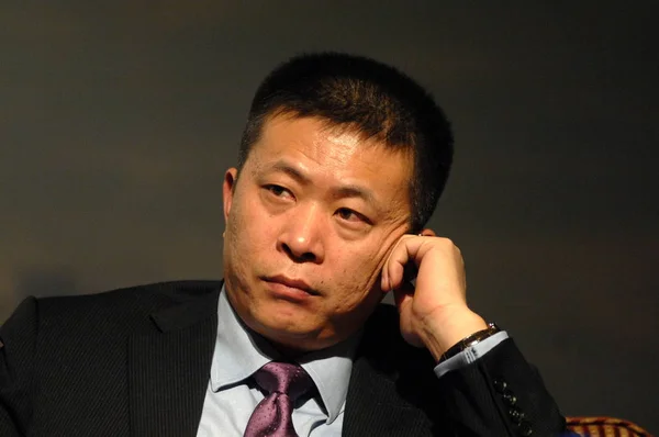 Cao Guowei Ceo Sina Jest Widoczne Podczas Chiński Roczne 2009 — Zdjęcie stockowe