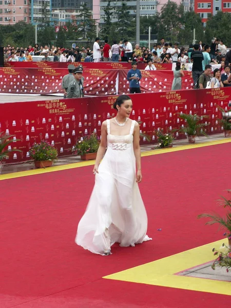 Attrice Cinese Fan Bingbing Posa Sul Tappeto Rosso Dodicesimo Premio — Foto Stock