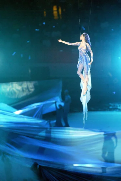 Taiwanese Model Patina Lin Performs Opening Ceremony 21St Summer Deaflympics — Stock Photo, Image