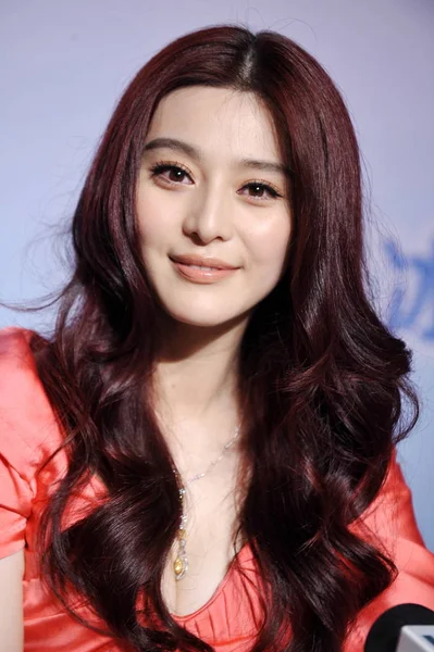 Chinese Actress Fan Bingbing Seen Press Conference Movie Sophies Revenge — Stock Photo, Image