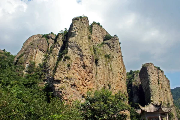 Paisagem Ponto Senic Montanha Yandang Cidade Wenzhou Província Chinas Zhejiang — Fotografia de Stock