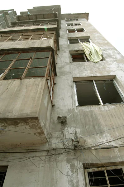 2007년 랴오닝성 벤시의 노래방 폭발로 파괴된 — 스톡 사진