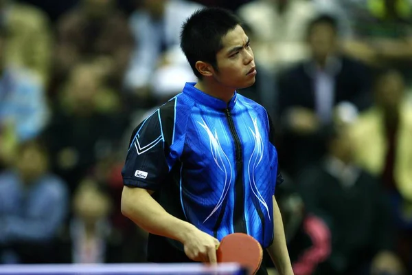 Chuan Chih Yuan Taipei Chinois Lors Match Contre Wang Liqin — Photo