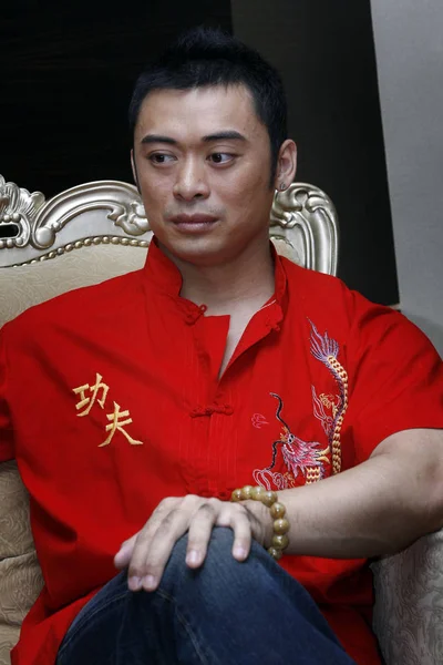 Hong Kong Actor Siu Wong Fan Press Conference His Latest — Stock Photo, Image