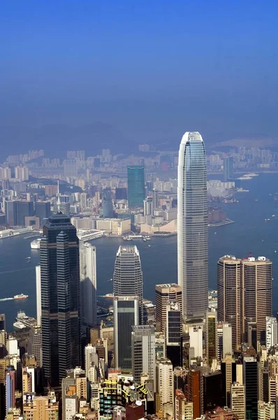 Cityscape Hong Kong Two Ifc Tower International Finance Centre Fase — Foto Stock