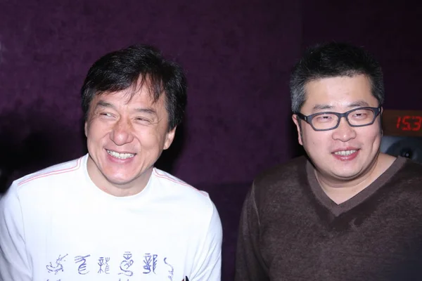 Superstar Del Kungfu Hong Kong Jackie Chan Produttore Musicale Cinese — Foto Stock