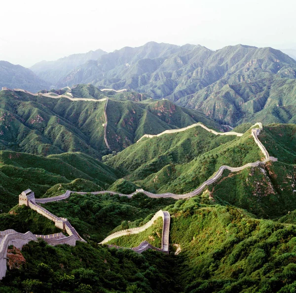 Táj Badaling Nagy Fal Pekingben — Stock Fotó