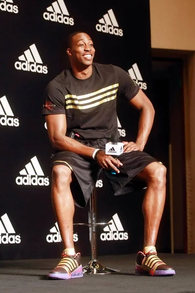 Nba Player Dwight Howard Orlando Magic Seen Campaign Shanghai China — Stock Photo, Image