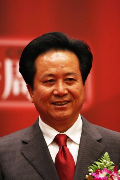 Chen Jingwei Elnöke Jingwei Real Estate Látható Díjátadó Ünnepségen 100 — Stock Fotó