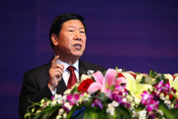 Dai Xianglong Chairman National Social Security Fund Nssf Forum Beijing — Stock Photo, Image