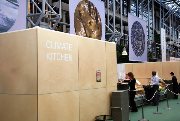 Vista Área Jantar Para Conferência Das Nações Unidas Sobre Clima — Fotografia de Stock