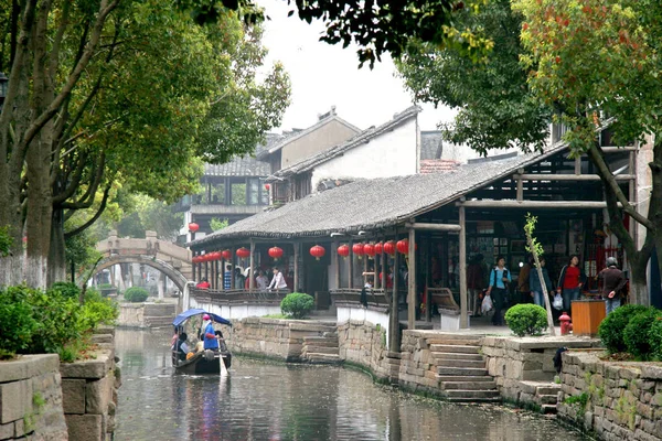 Luzhi Ciudad Del Agua Este Provincia Chinas Jiangsu — Foto de Stock