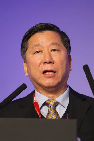 Shang Fulín Předseda Čína Regulační Komise Pro Cenné Papíry Csrc — Stock fotografie