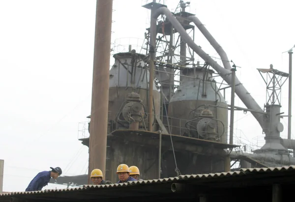 Qinghe Özel Çelik Şirkette Tieling Şehir Kuzeydoğu Chinas Liaoning Eyaleti — Stok fotoğraf