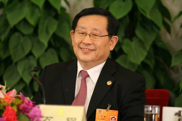Wan Gang Předseda Čínské Zhi Gong Strana Čína Veřejného Zájmu — Stock fotografie