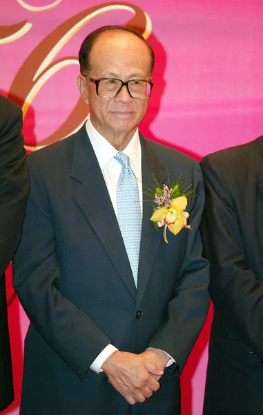 Shing Chairman Chairman Cheung Kong Holdings Limited Hutchison Whampoa Limited — Stock Photo, Image