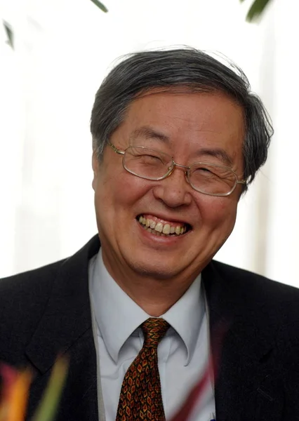 Zhou Xiaochuan Gobernador Del Banco Los Pueblos China Pboc Foro —  Fotos de Stock