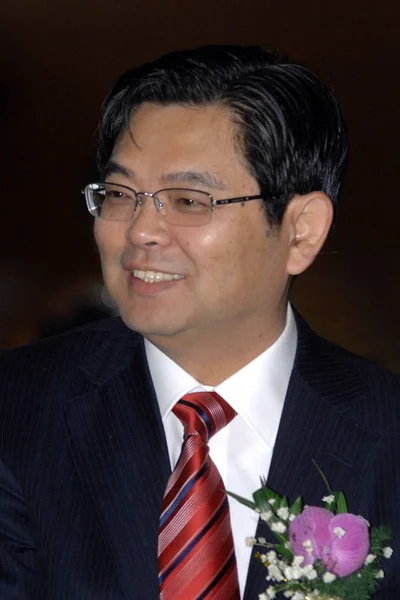 Sun Generální Ředitel Číny Loďařský Průmysl Csic Viděn Během Ceremonie — Stock fotografie