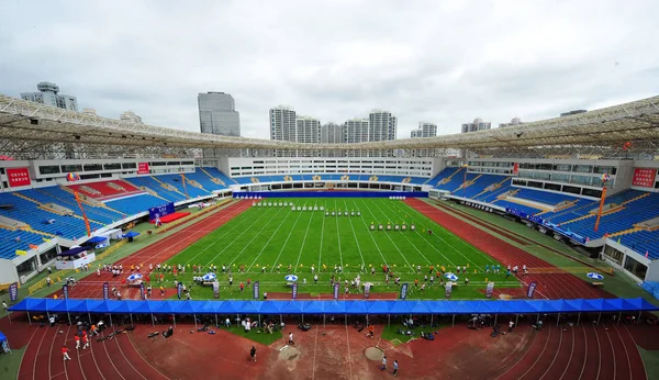 Vista Del Centro Deportivo Yuanshen Donde Celebra Copa Mundial Tiro —  Fotos de Stock