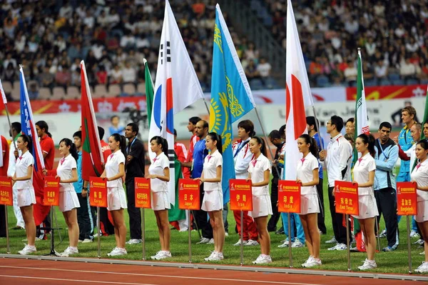 Asya Ülkelerinden Gelen Delegeler Guangzhou City Güney Chinas Guangdong Eyaleti — Stok fotoğraf