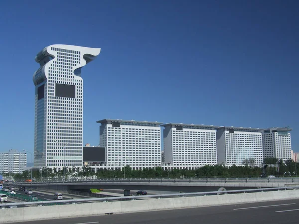 View Pangu Plaza Beijing July 2008 — Stock Photo, Image