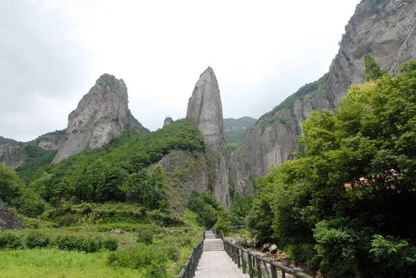 Paesaggio Del Luogo Senico Della Montagna Yandang Nella Città Wenzhou — Foto Stock