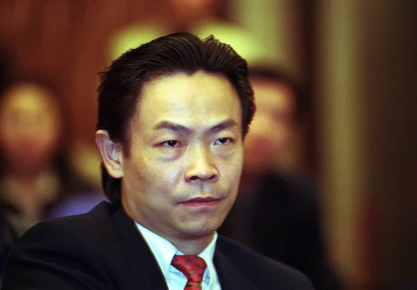 Zhang Yue För Broad Luft Konditionering Yuanda Konferens Peking — Stockfoto