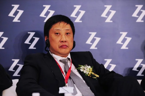 Liu Jiangnan Διευθύνων Σύμβουλος Της Alcatel Lucent Κίνα Που Γνώρισε — Φωτογραφία Αρχείου