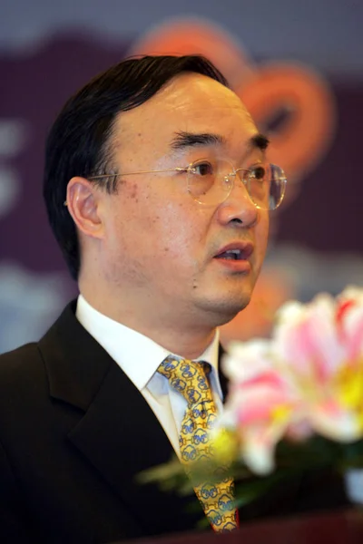 Wen Mengyong Vice Minister För Kommunikation Och Nuvarande Vice Transportminister — Stockfoto