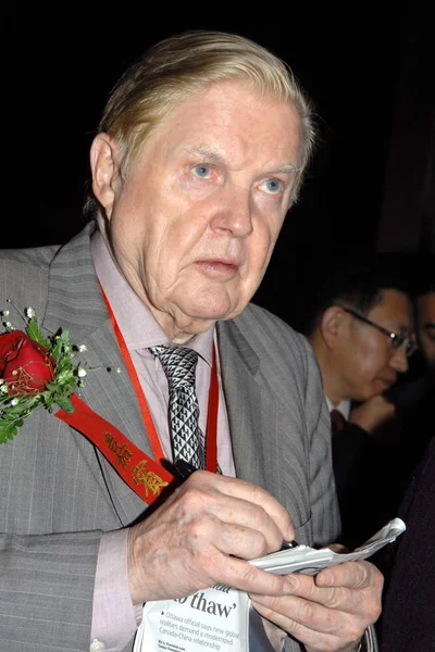 Robert Mundell Galardonado Con Premio Nobel Economía 1999 Conocido Como — Foto de Stock