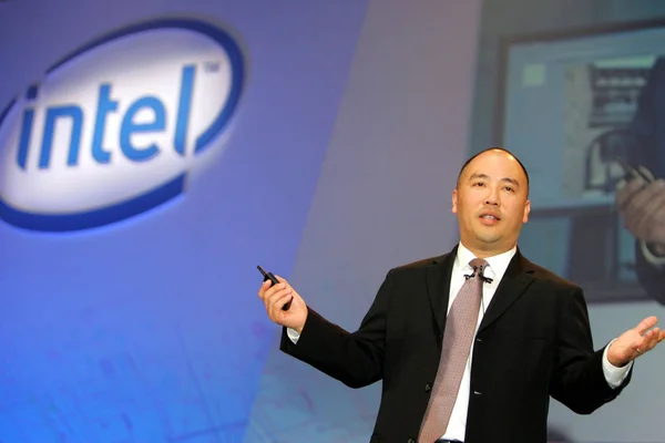 Сюй Вице Президент Intel Sales Marketing Group Генеральный Директор Intel — стоковое фото