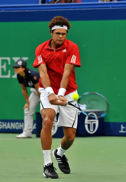 2009 日の上海 2009年上海 Atp マスターズ 1000 大会の 回戦でフランスのジョー ウィルフ リード — ストック写真