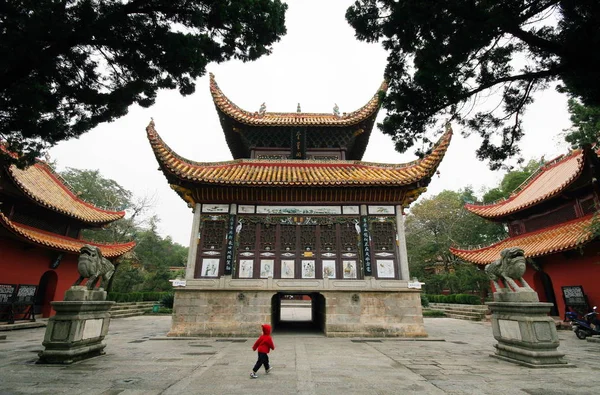 Uitzicht Nanyue Tempel Nanyuedamiao Berg Hengshan Heng Mountain Mount Hengshan — Stockfoto