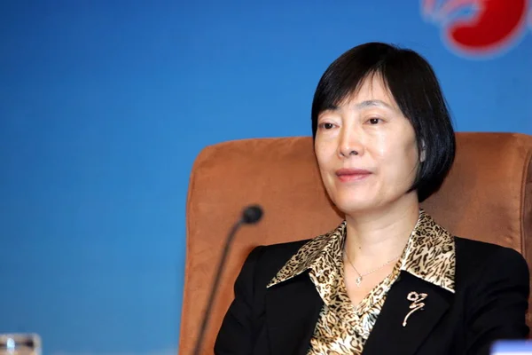 Xiaolian Vice Gouverneur Van Bank Van Volkeren Van China Pboc — Stockfoto