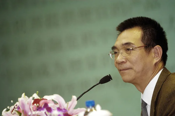 Justin Lin Yifu Zakladatel Ředitel Čínského Centra Pro Ekonomický Výzkum — Stock fotografie