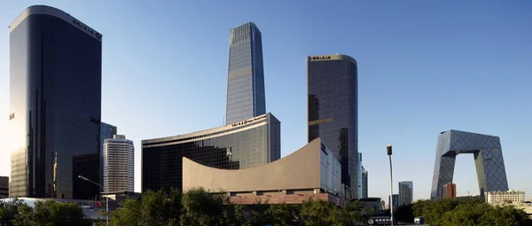 Подання Китайського Всесвітнього Торгового Центру Cctv Вежі Пекіні Жов 2009 — стокове фото