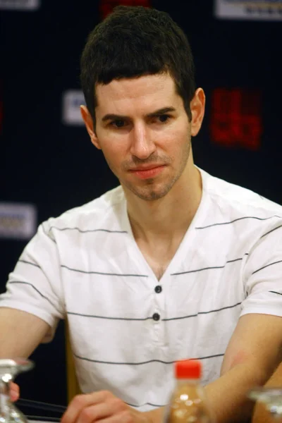 Brad Delson Rock Band Linkin Park Seen Press Conference Prior — Stock Photo, Image