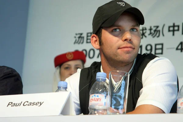 Paul Casey England Press Conference Bmw Asian Open 2007 Golf — Stock Photo, Image