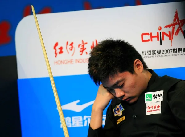 Ding Junhui Van China Tijdens Een Naar Spelletje Snooker China — Stockfoto