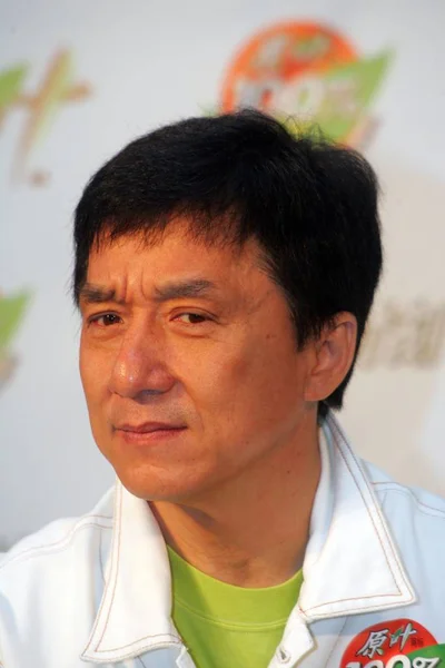 Hong Kong Kung Yıldızı Jackie Chan Shanghai Coca Cola Bardak — Stok fotoğraf