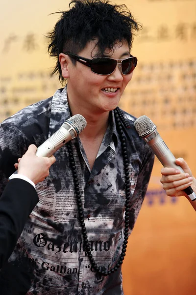 Cantante Chino Sun Nan Durante Estreno Película Forbidden Kingdom Beijing — Foto de Stock