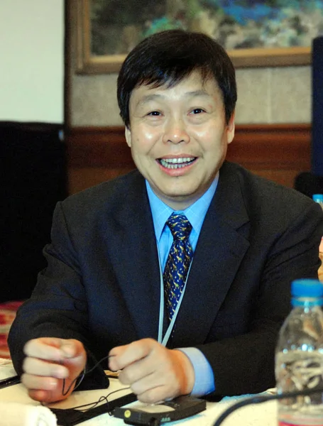 Zhang Chunjiang Presidente China Network Communications Group Corporation Conocido Como —  Fotos de Stock